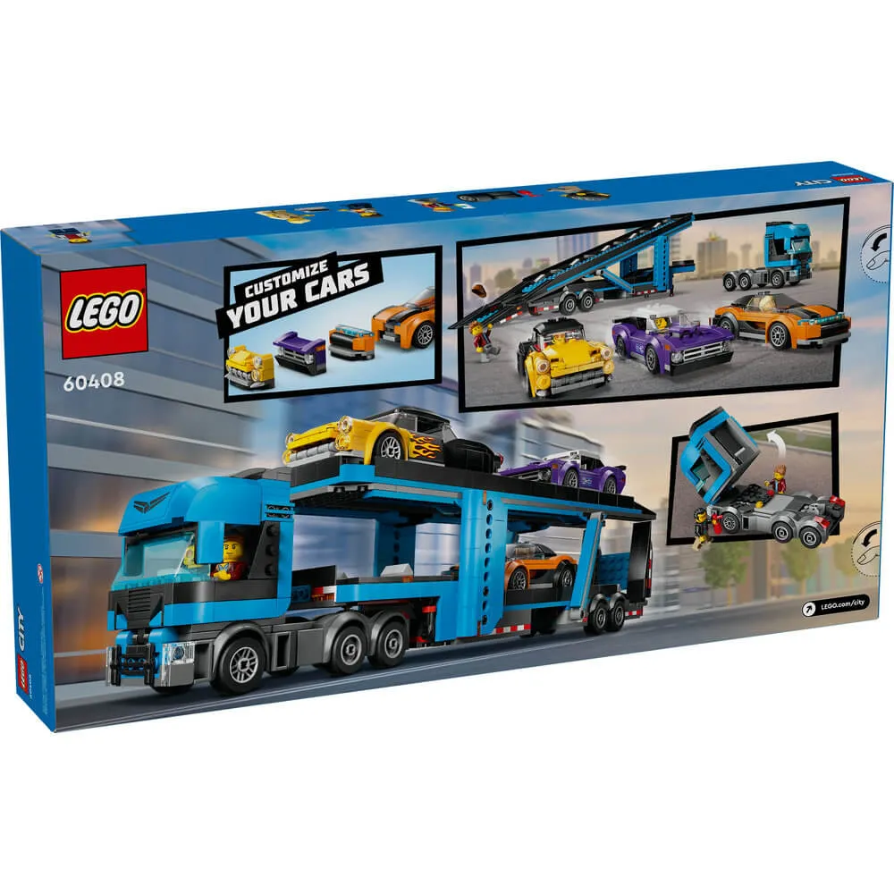 LEGO® Spielzeug LEGO® City Auto-Transporter mit Sportwagen Bauset mit 998 Teilen (60408)