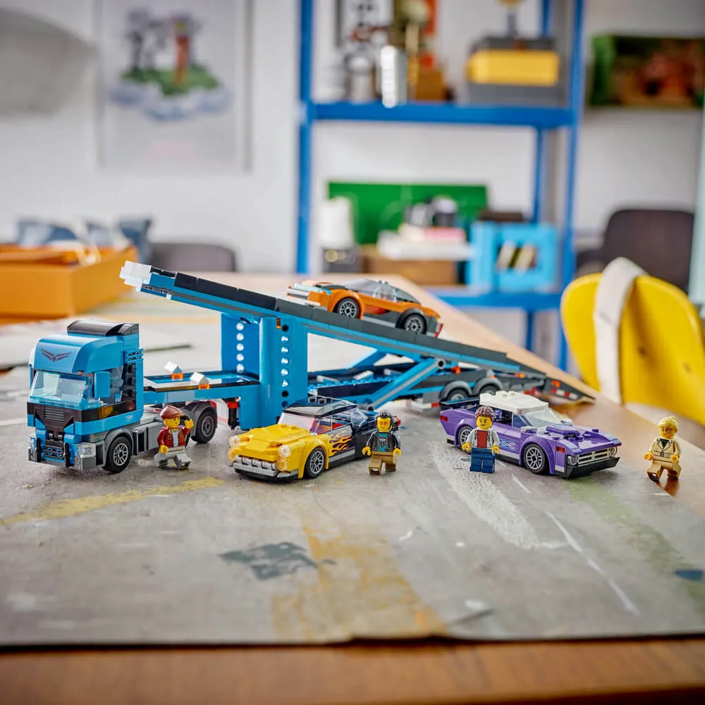 LEGO® Spielzeug LEGO® City Auto-Transporter mit Sportwagen Bauset mit 998 Teilen (60408)