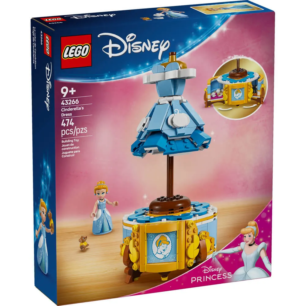 LEGO® Spielzeug LEGO® Disney Prinzessin Cinderellas Kleid 474-teiliges Bauset (43266)