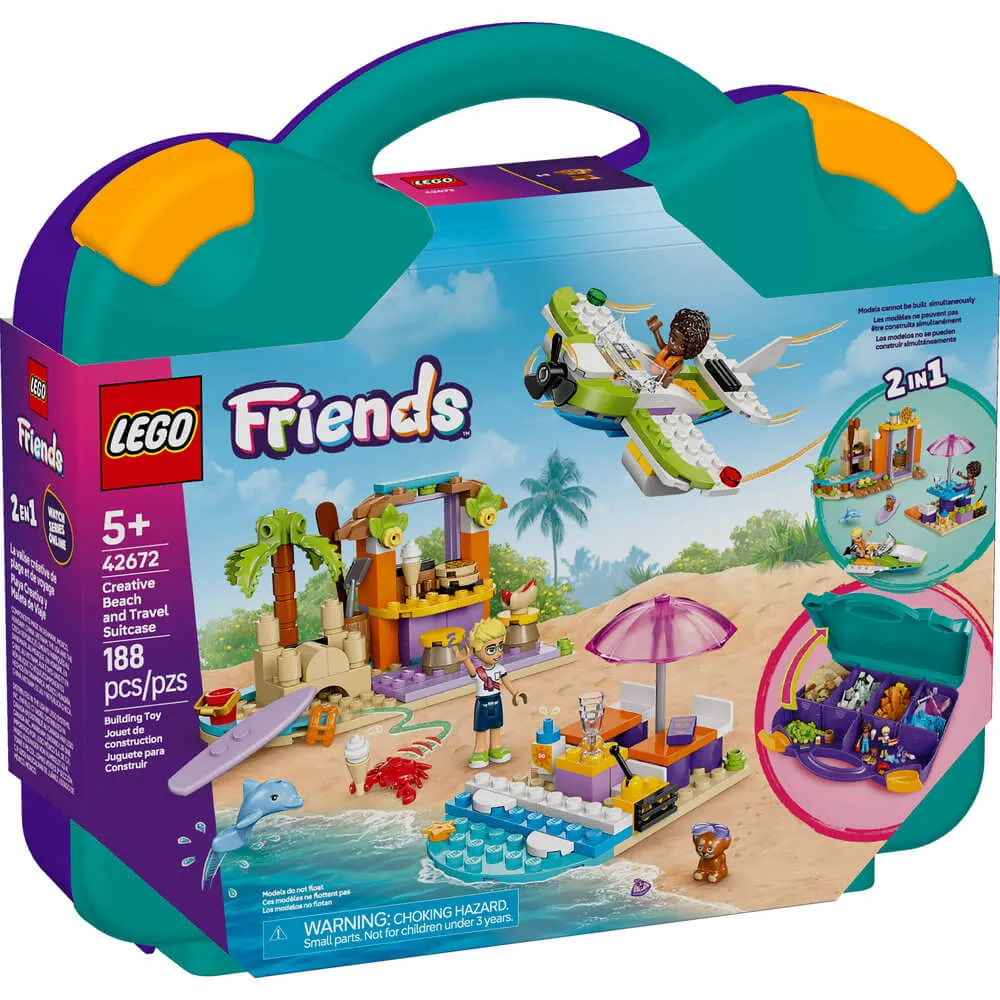 LEGO® Spielzeug LEGO® Friends Kreativer Strand- und Reisekoffer Bauset 42672