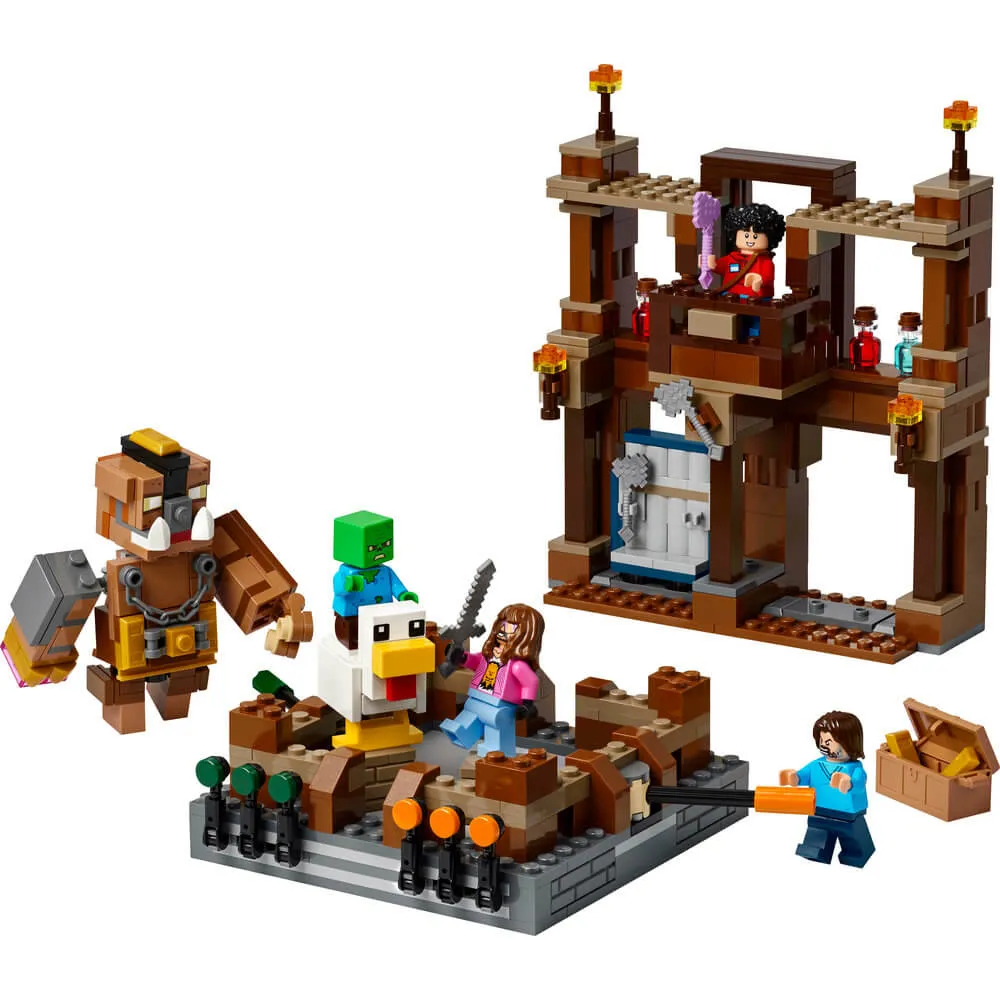 LEGO® Spielzeug LEGO® Minecraft Waldland-Herrenhaus Kampfring Bauset mit 491 Teilen (21272)