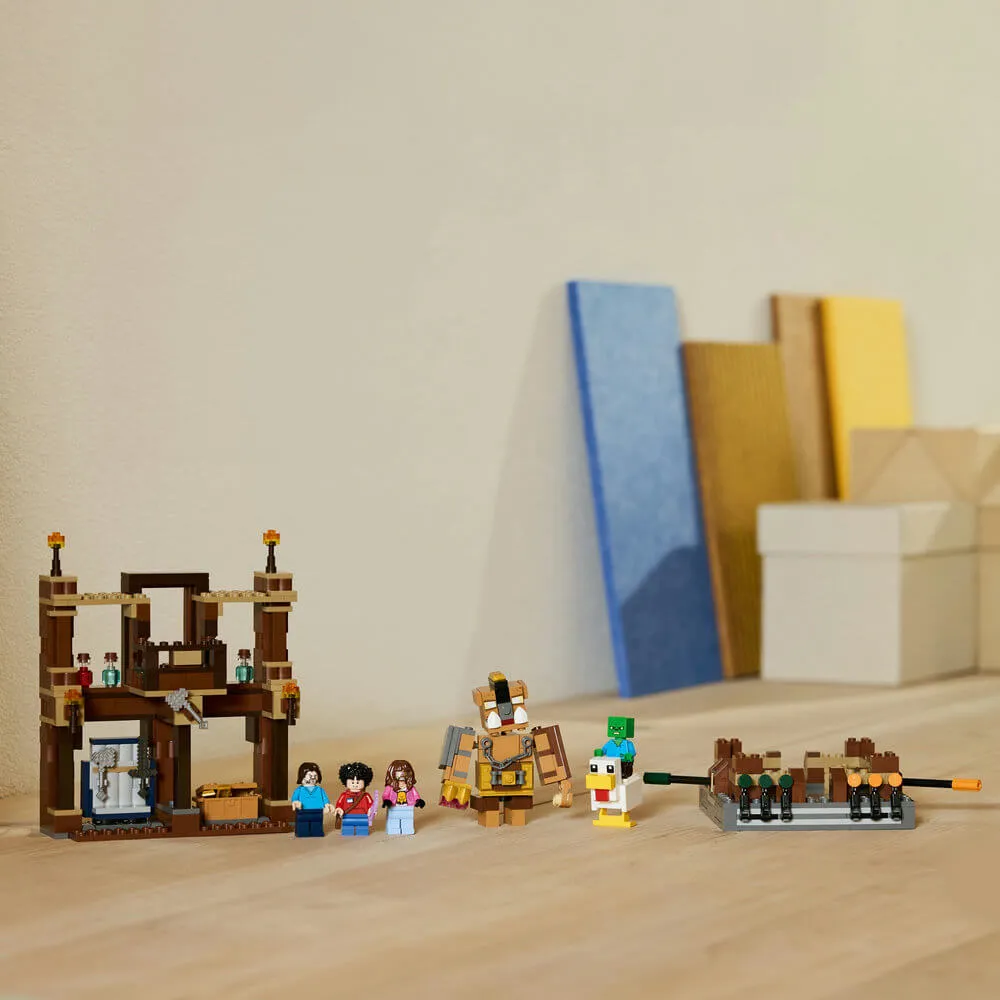 LEGO® Spielzeug LEGO® Minecraft Waldland-Herrenhaus Kampfring Bauset mit 491 Teilen (21272)