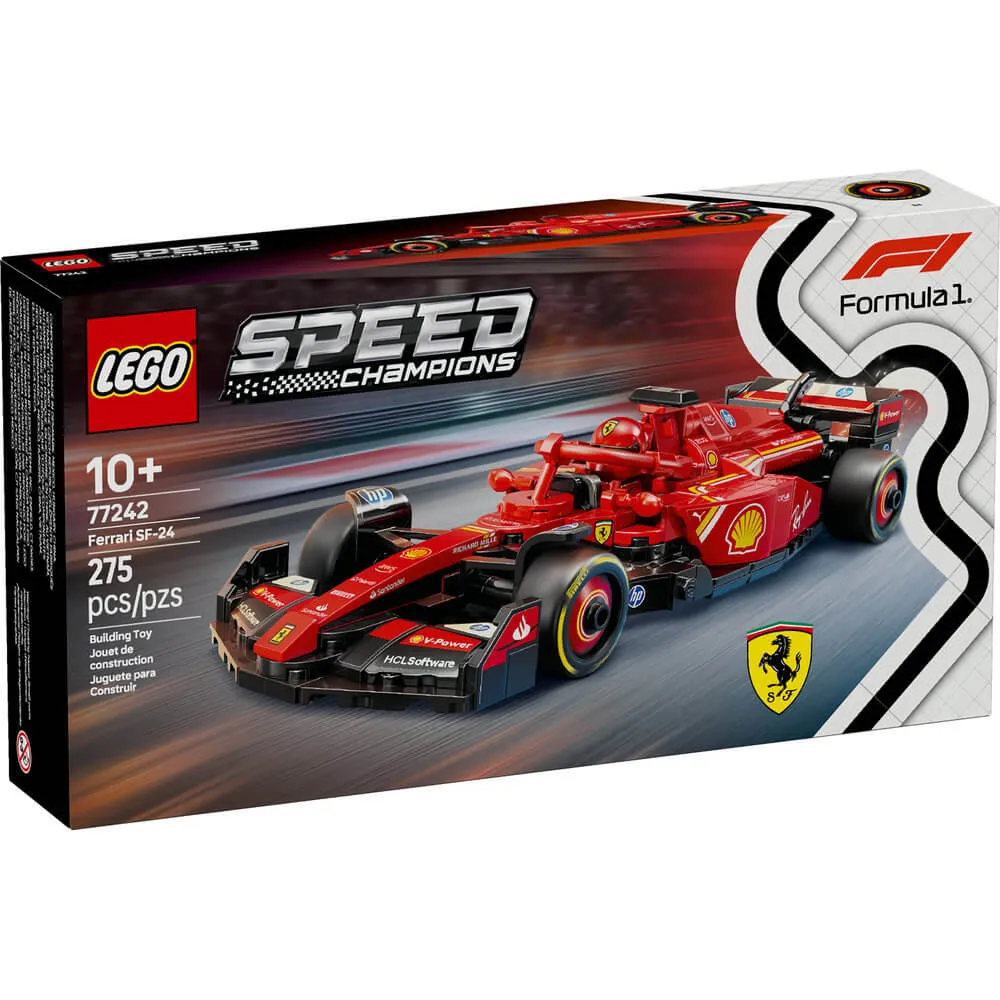LEGO® Spielzeug LEGO® Speed Champions F1 Ferrari SF-24 F1® Rennwagen Bauset mit 275 Teilen (77242)