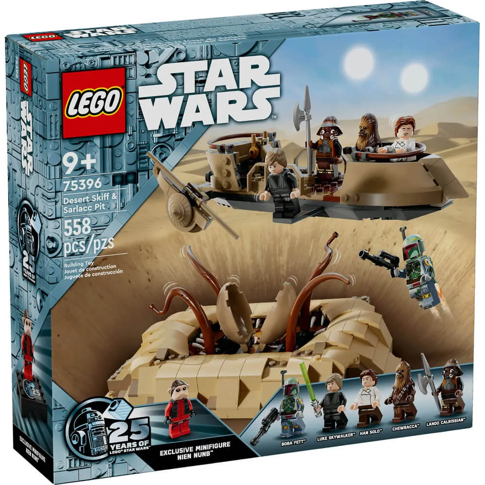Lego® Spielzeug LEGO® Star Wars Wüsten-Skiff & Sarlacc-Grube Bauset mit 558 Teilen (75396)