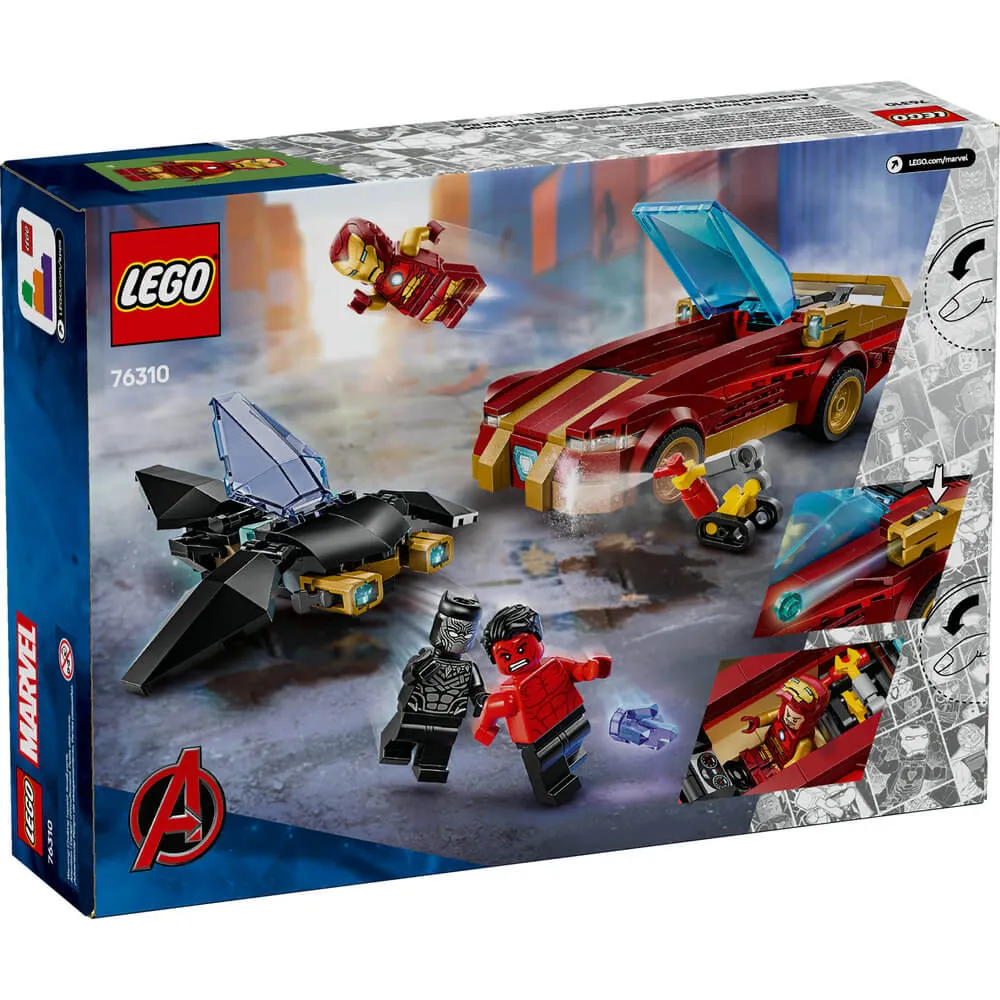LEGO® Spielzeug LEGO® Super Heroes Marvel Iron Man Auto & Black Panther vs. Red Hulk Bauset 76310