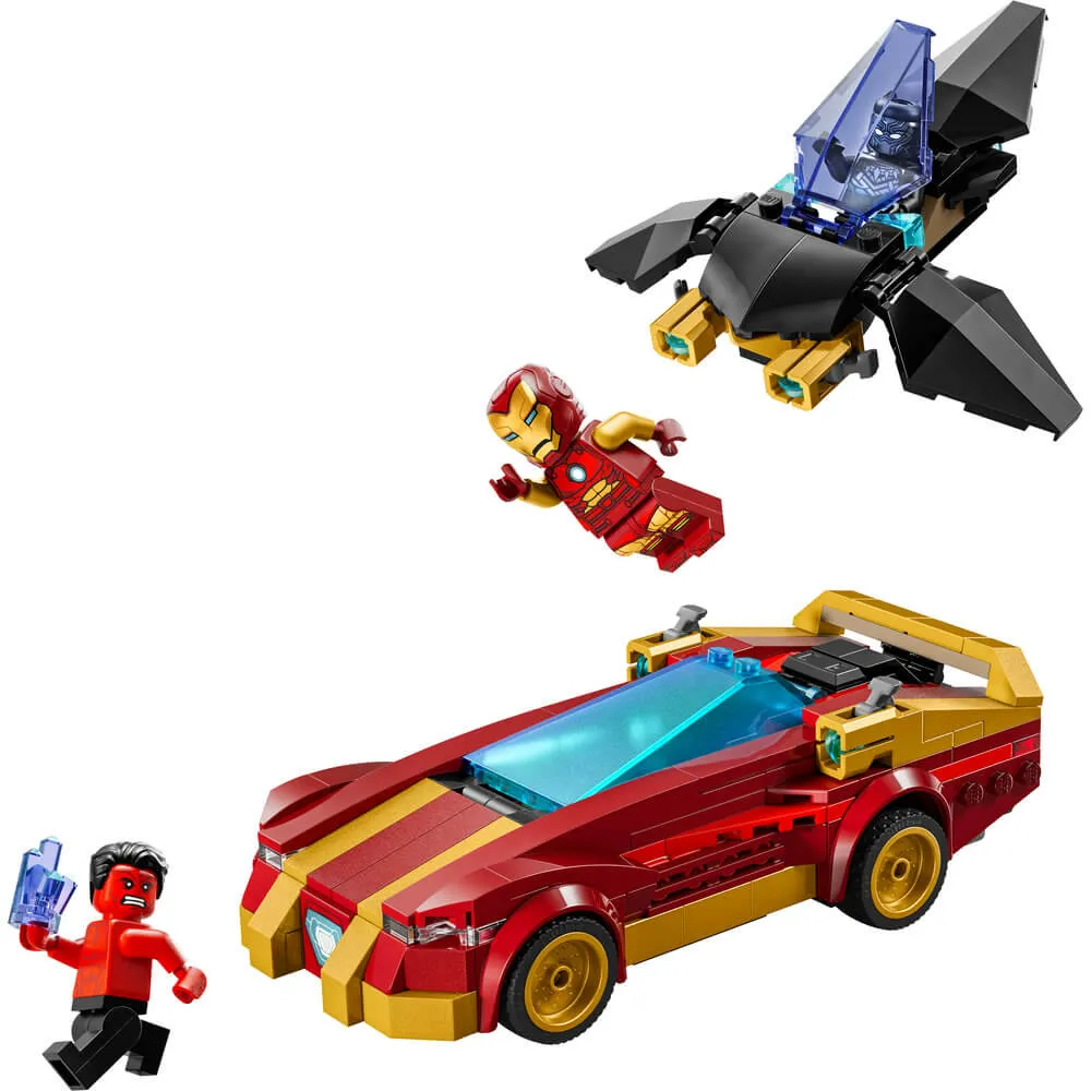 LEGO® Spielzeug LEGO® Super Heroes Marvel Iron Man Auto & Black Panther vs. Red Hulk Bauset 76310