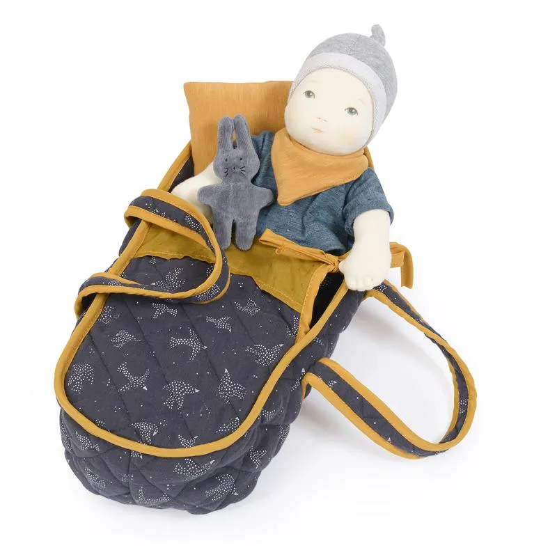 Les Bebes Puppe & Tragbett