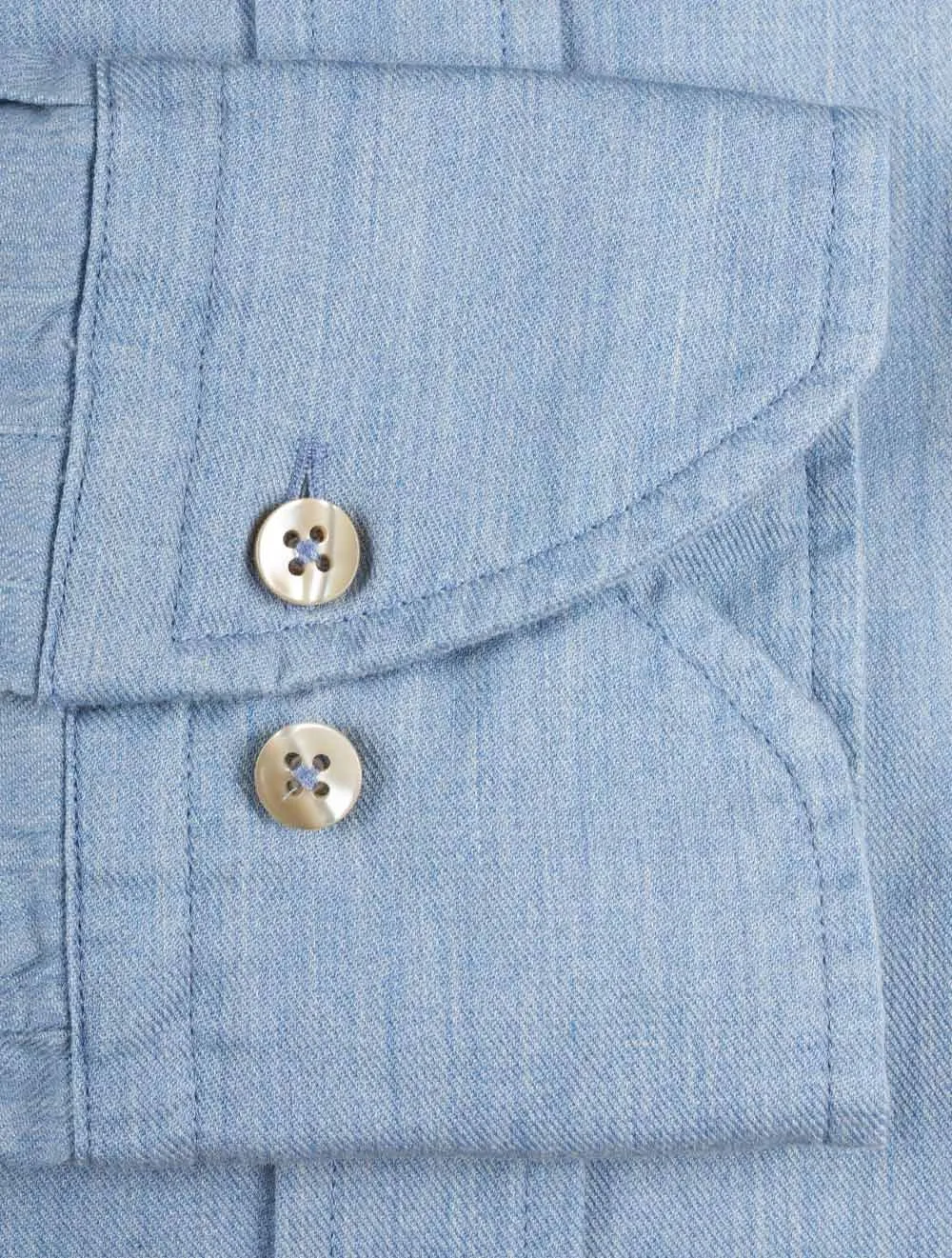 Leichtes Denim-Hemd in Marineblau
