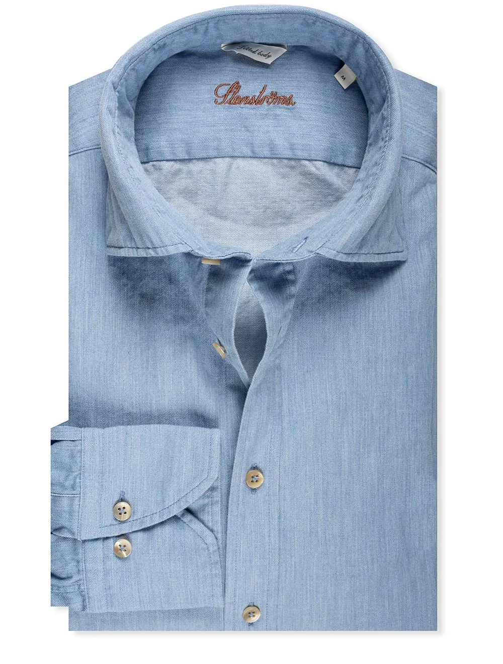 Leichtes Denim-Hemd in Marineblau