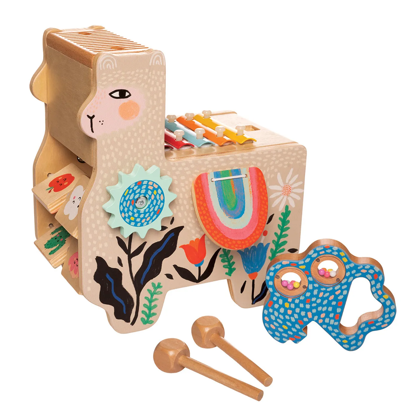Lili Musical Llama - Holz-Musikstation