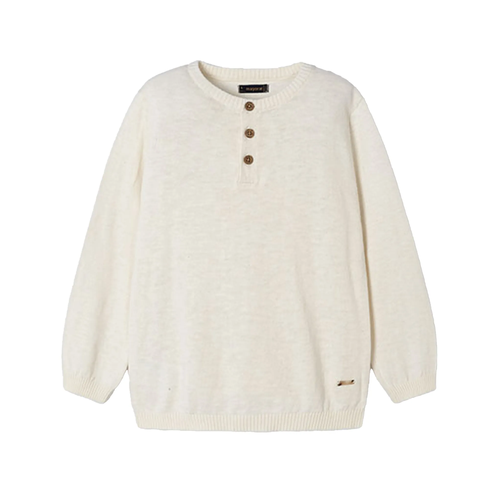 Leinen-Baumwoll-Pullover