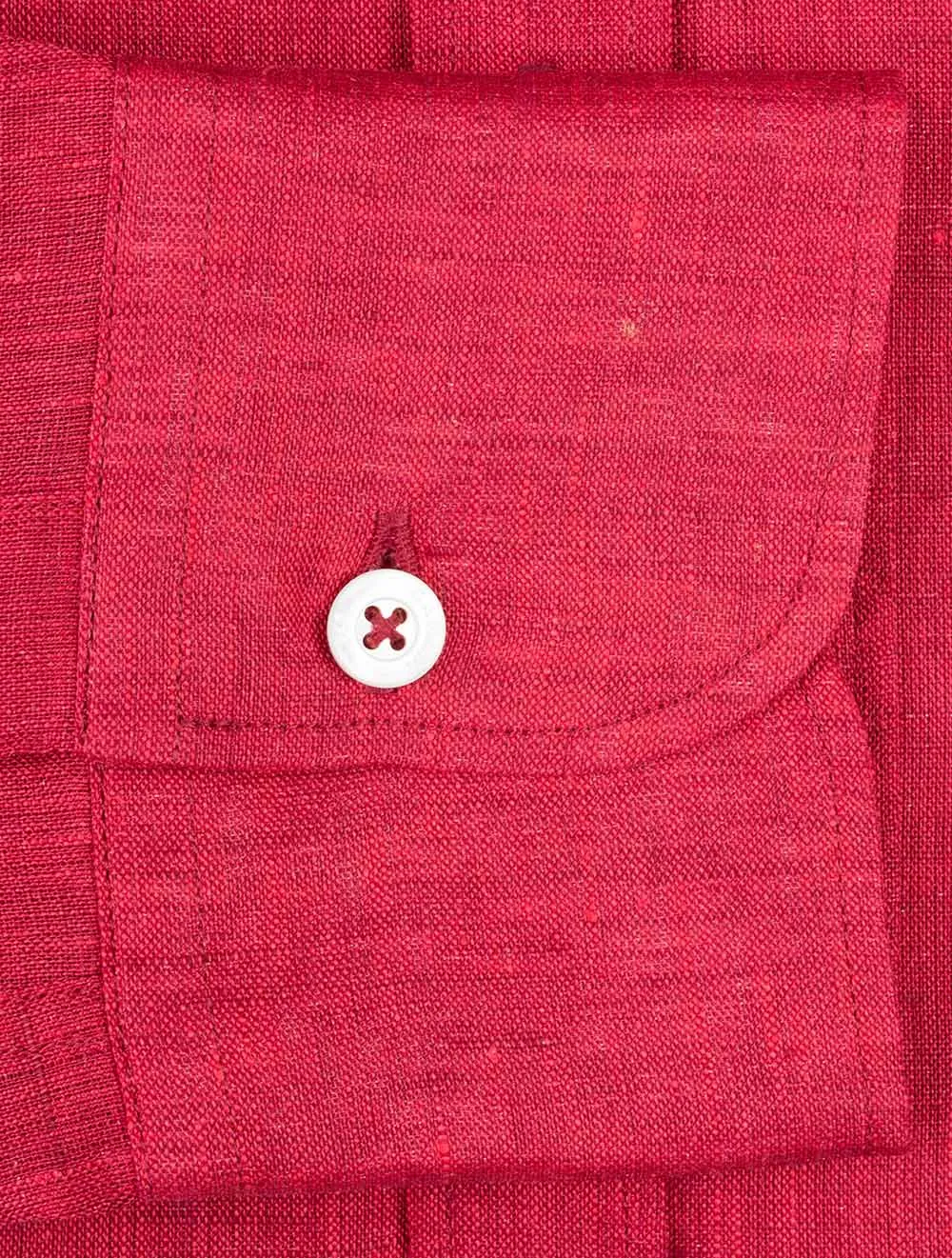 Leinenhemd Rot