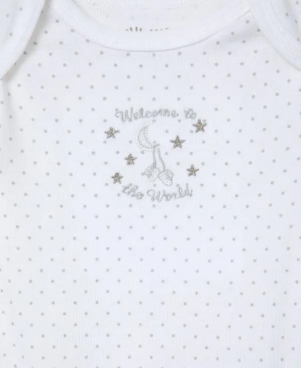 Little Me Baby's 3er-Pack Willkommens-Bodys für Neugeborene Babykids Little Me