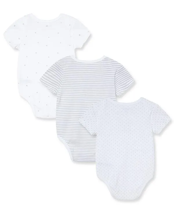 Little Me Baby's 3er-Pack Willkommens-Bodys für Neugeborene Babykids Little Me