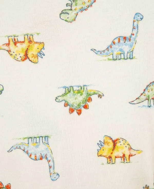 Little Me Dinomite Zweirichtungs-Reißverschluss-Fuß-Strampler und Mütze Babykids Little Me