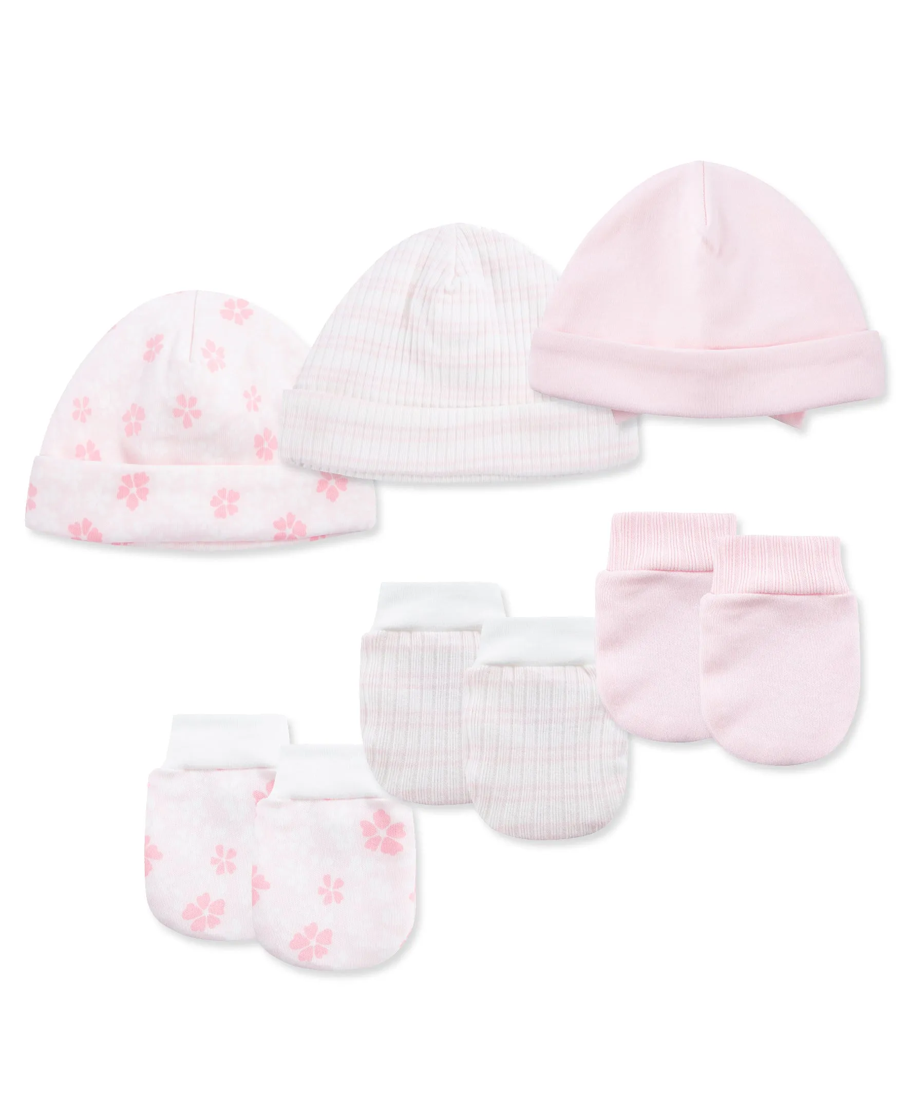 Little Me Blüten-Hut & Handschuh-Set
