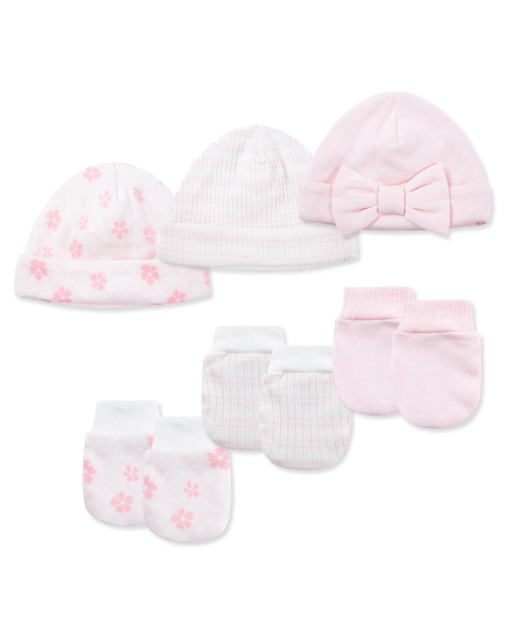 Little Me Blüten-Hut & Handschuh-Set