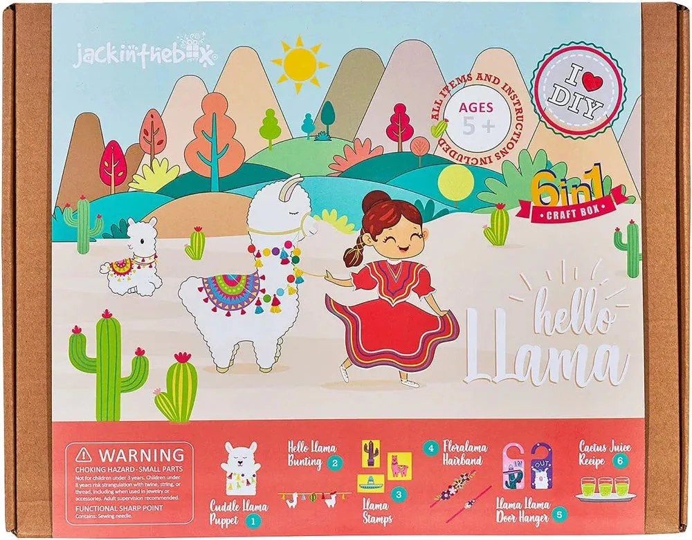 Llama 6-in-1 Bastelset