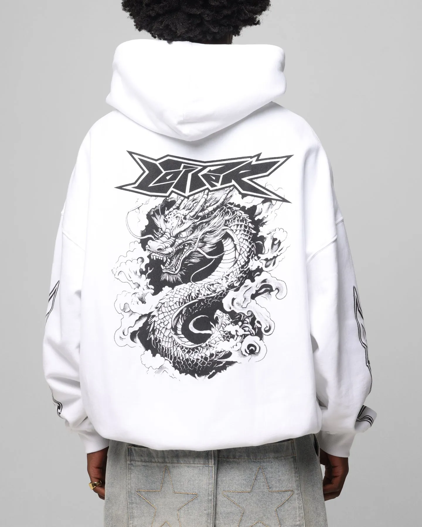 Loiter Draco Born Kapuzenpullover Weiß