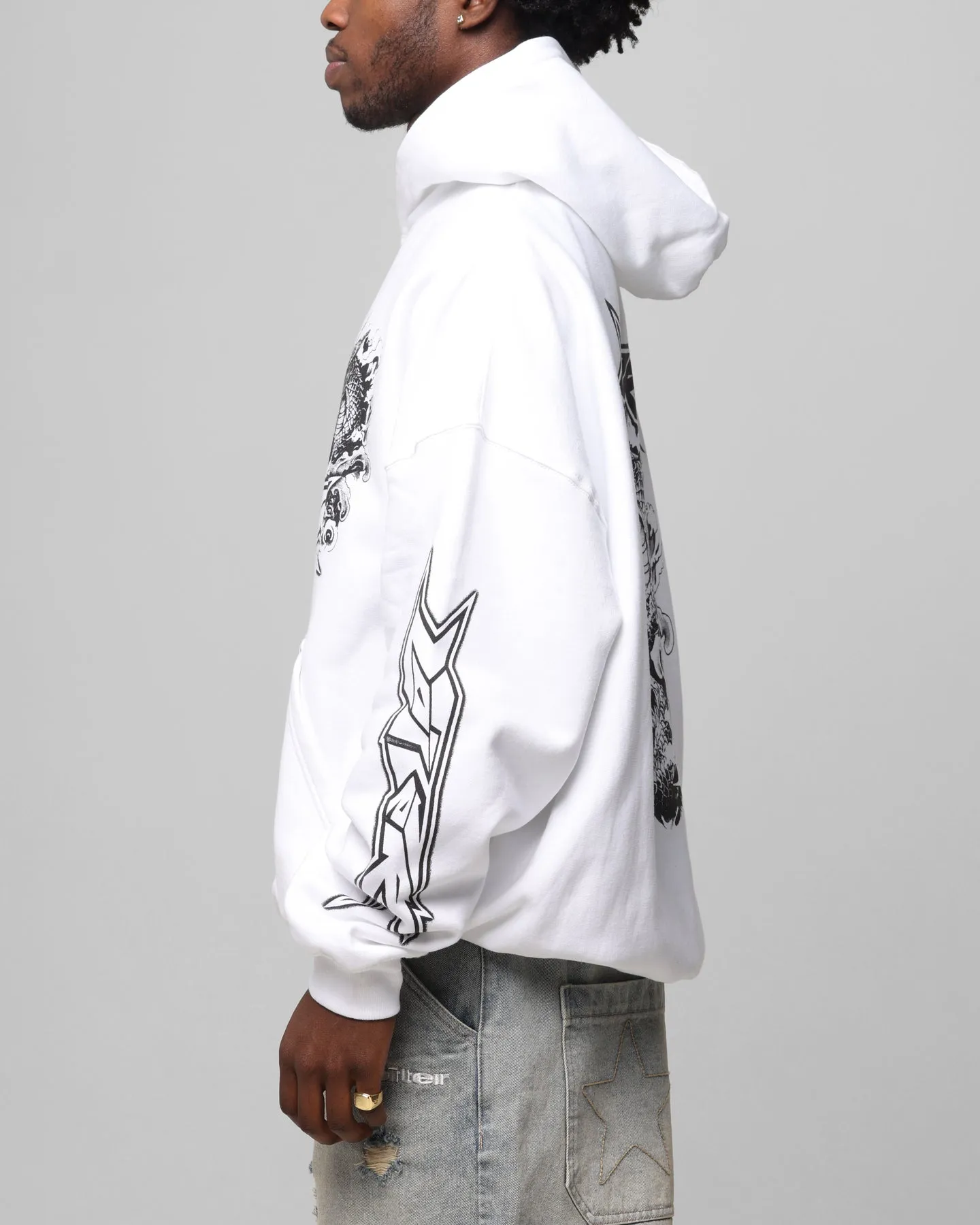Loiter Draco Born Kapuzenpullover Weiß