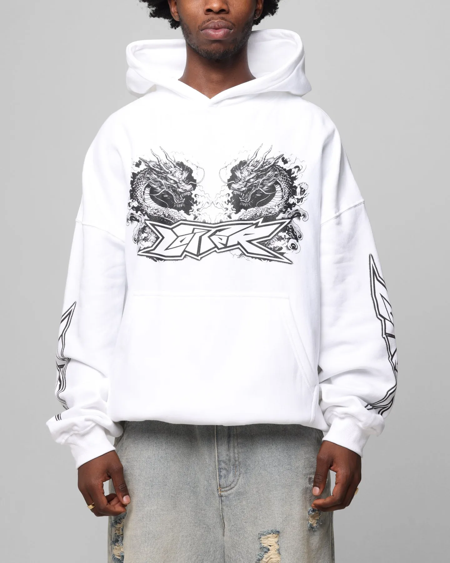 Loiter Draco Born Kapuzenpullover Weiß