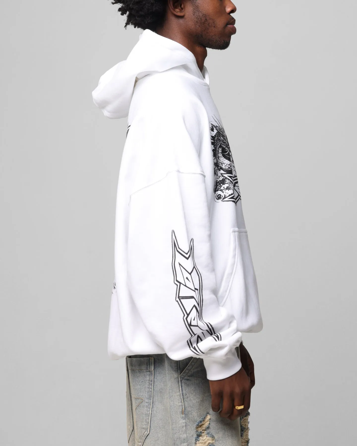 Loiter Draco Born Kapuzenpullover Weiß