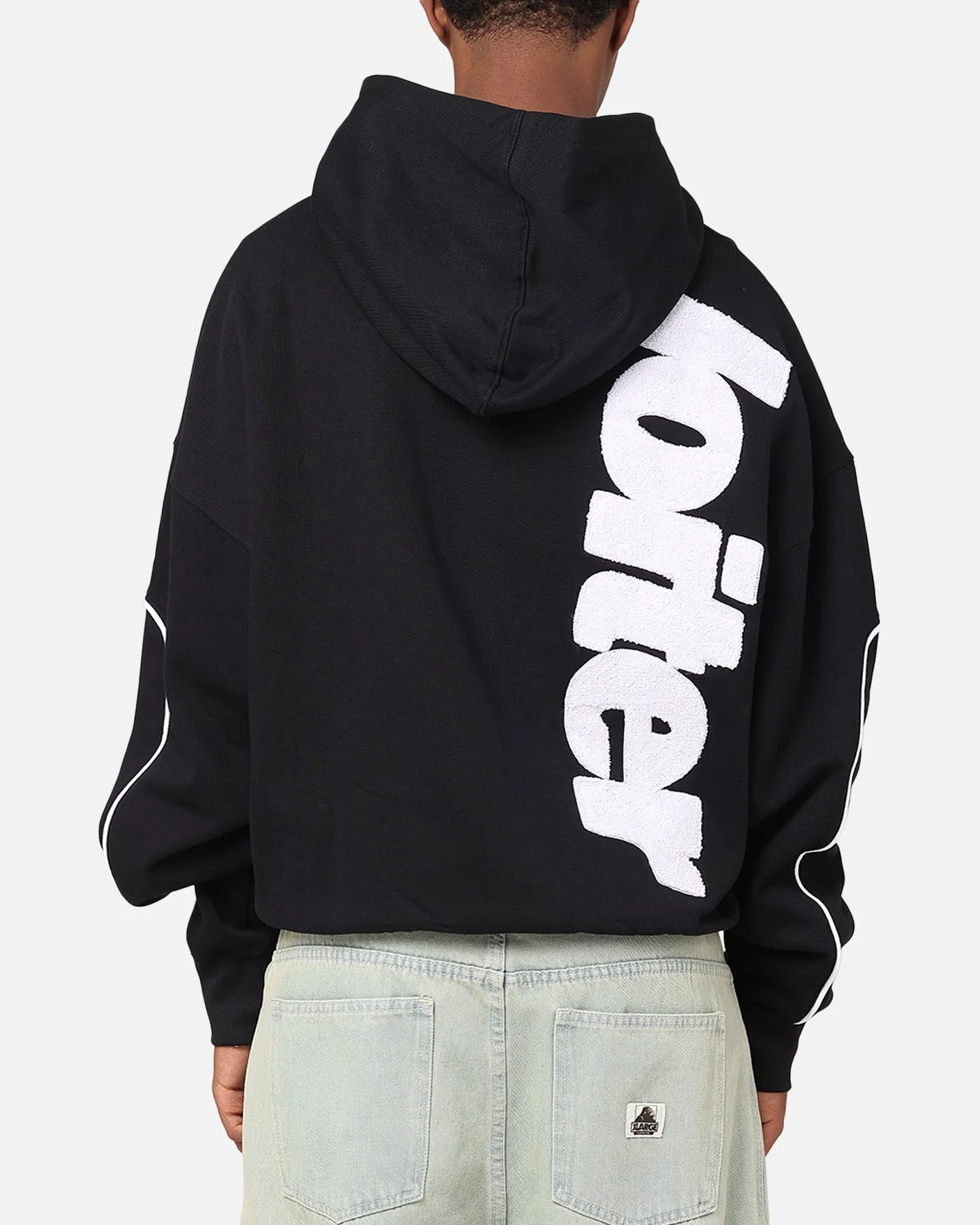 Loiter Pin Line Premium Hoodie Schwarz