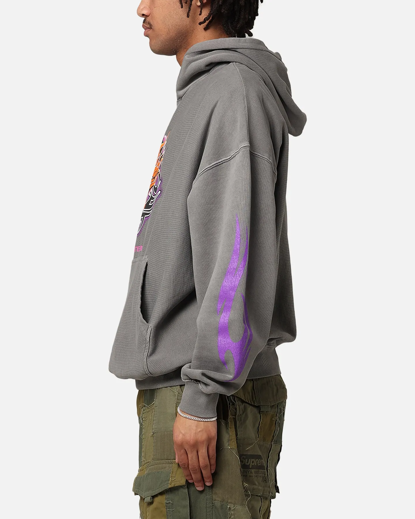 Loiter Rip N Dip Kapuzenpullover Gewaschener Anthrazit