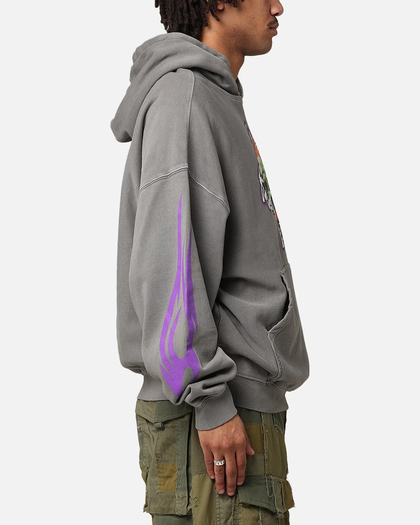 Loiter Rip N Dip Kapuzenpullover Gewaschener Anthrazit
