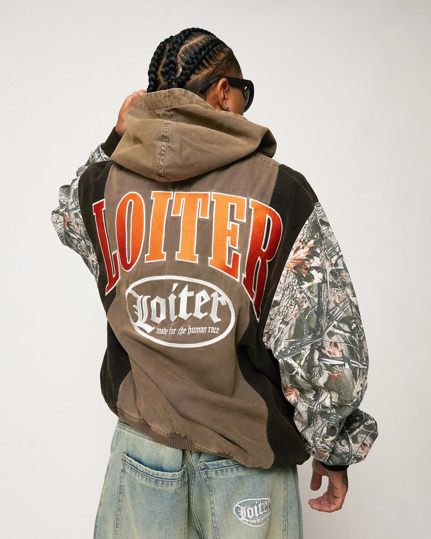 Loiter Splinter Kapuzenpullover Khaki/Camo