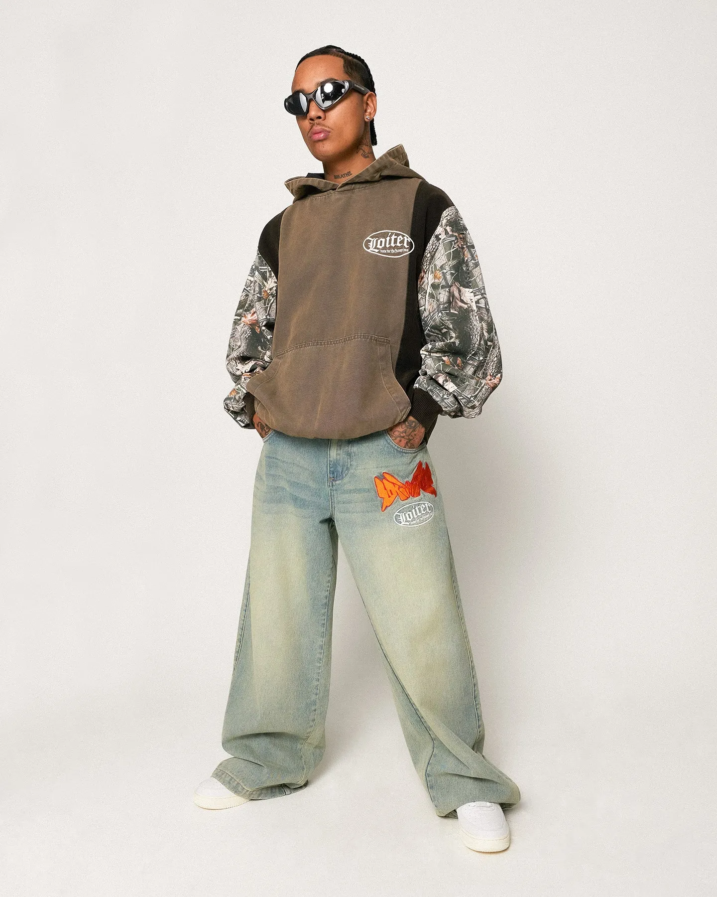 Loiter Splinter Kapuzenpullover Khaki/Camo