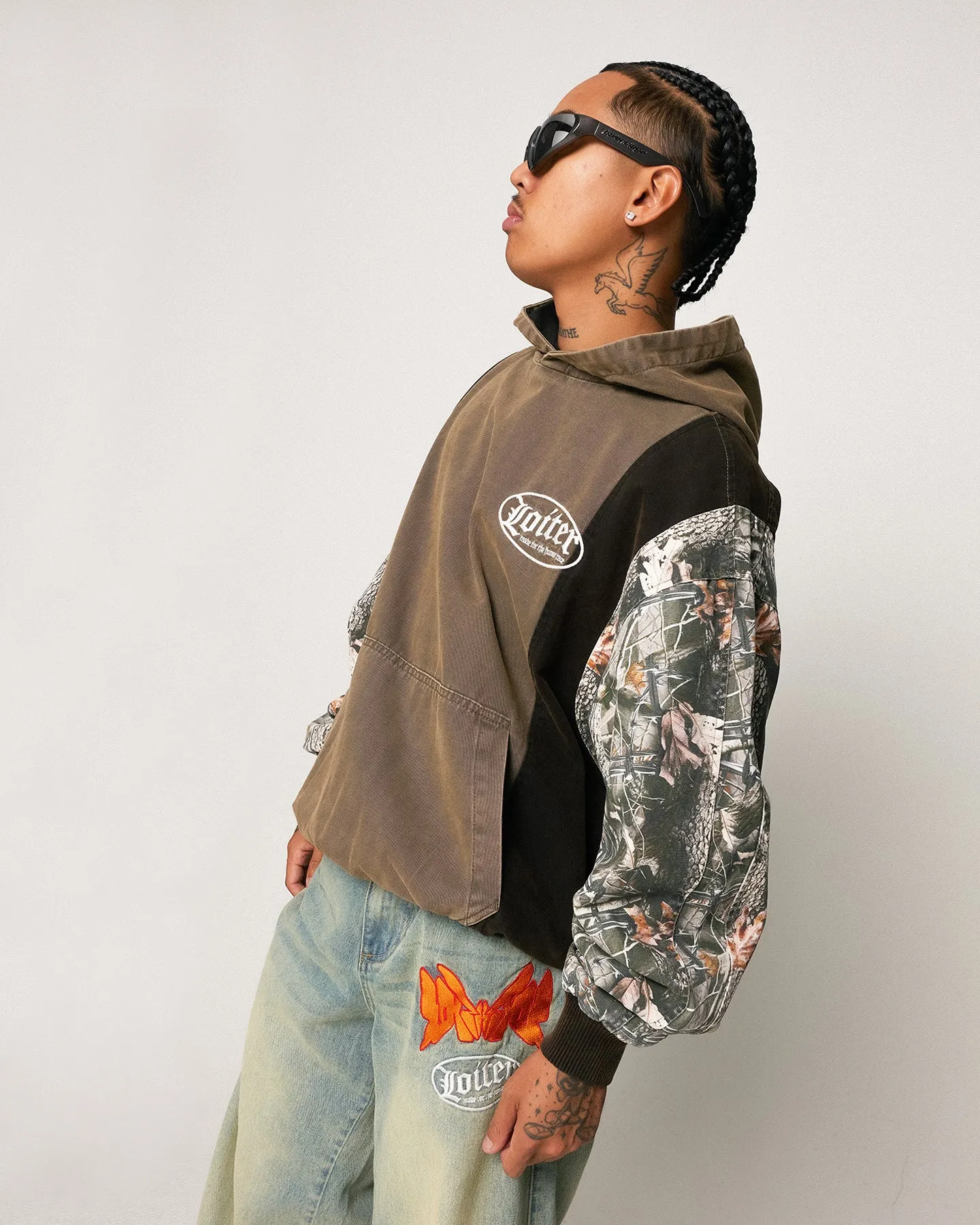 Loiter Splinter Kapuzenpullover Khaki/Camo