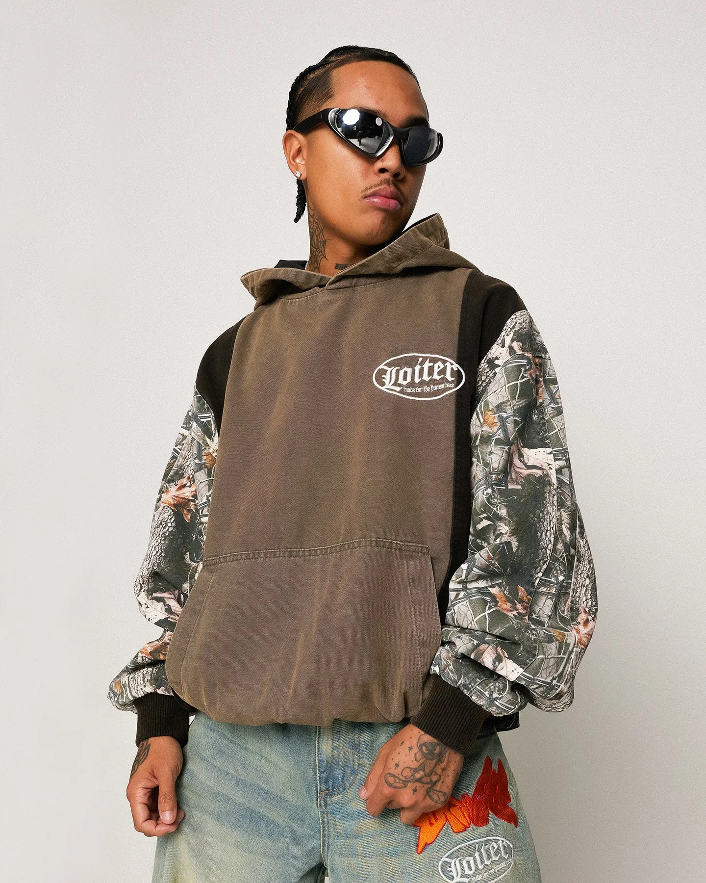 Loiter Splinter Kapuzenpullover Khaki/Camo