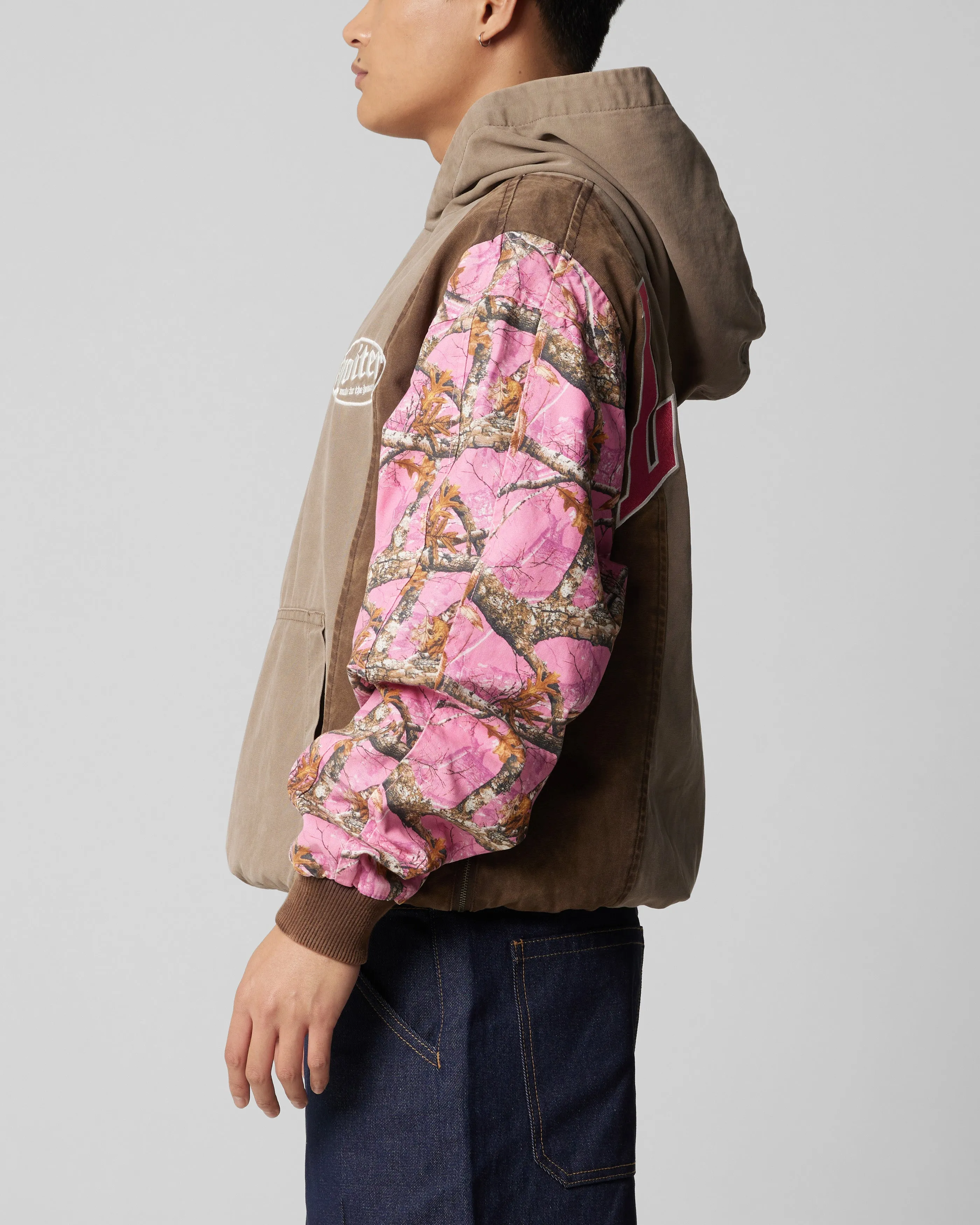 Loiter Splinter Hoodie Pink Camo