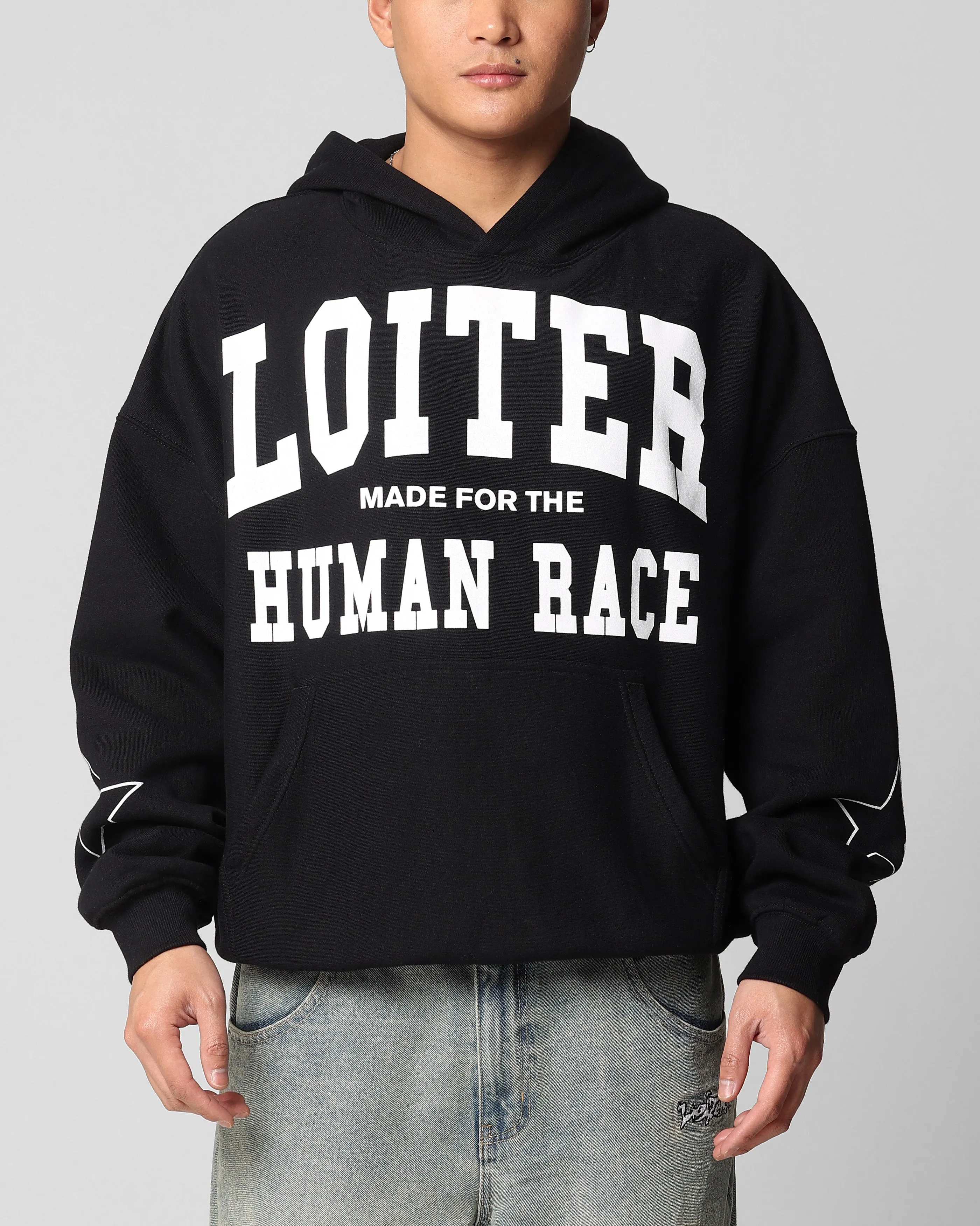 Loiter Training Day Hoodie Schwarz