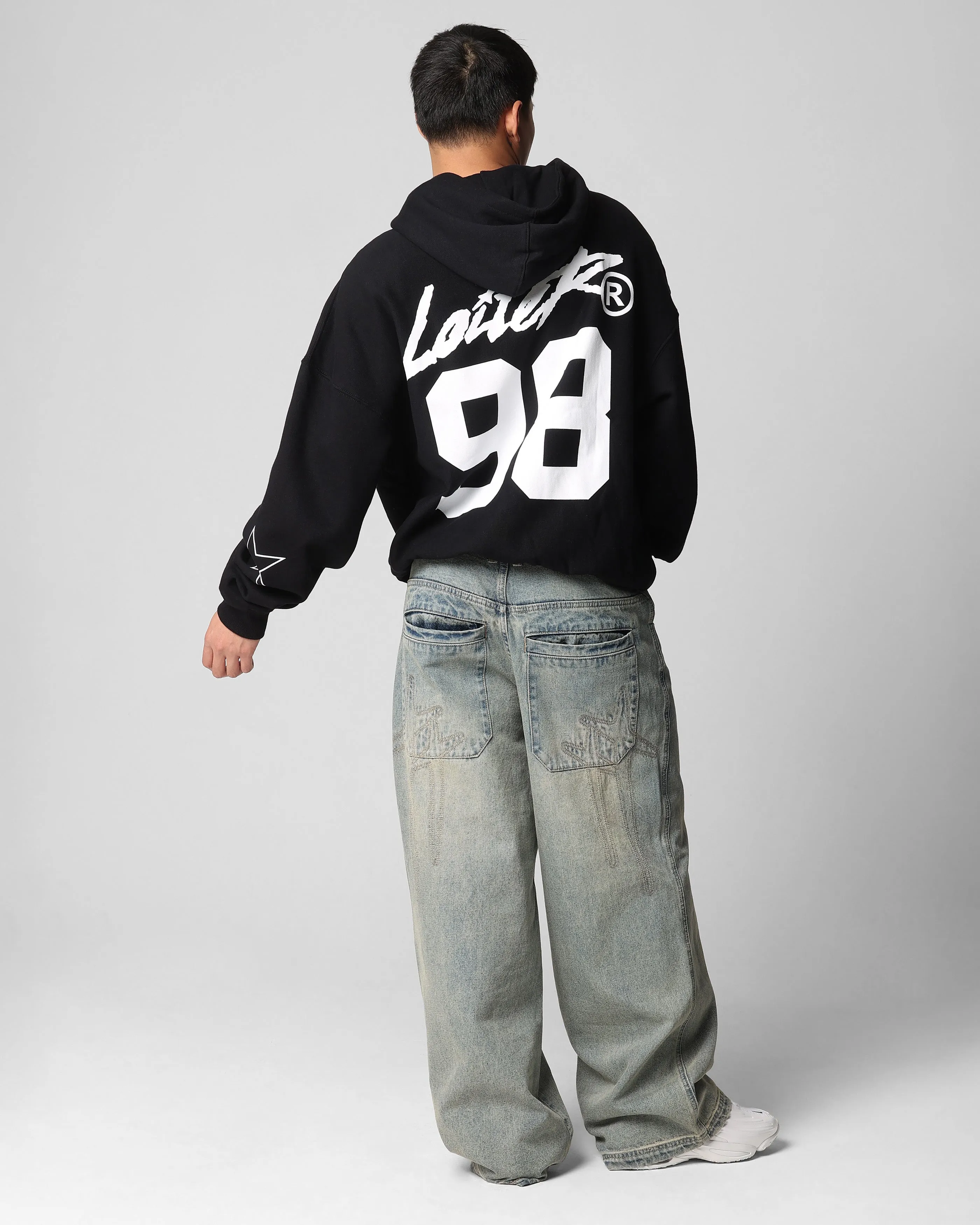 Loiter Training Day Hoodie Schwarz