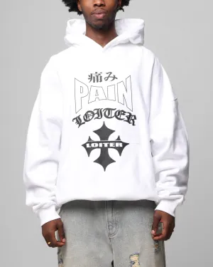 Loiter Ultimate Pain Hoodie White