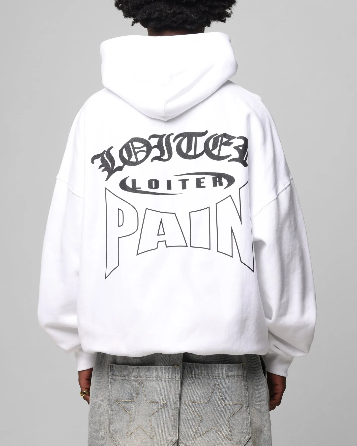 Loiter Ultimate Pain Hoodie Weiß