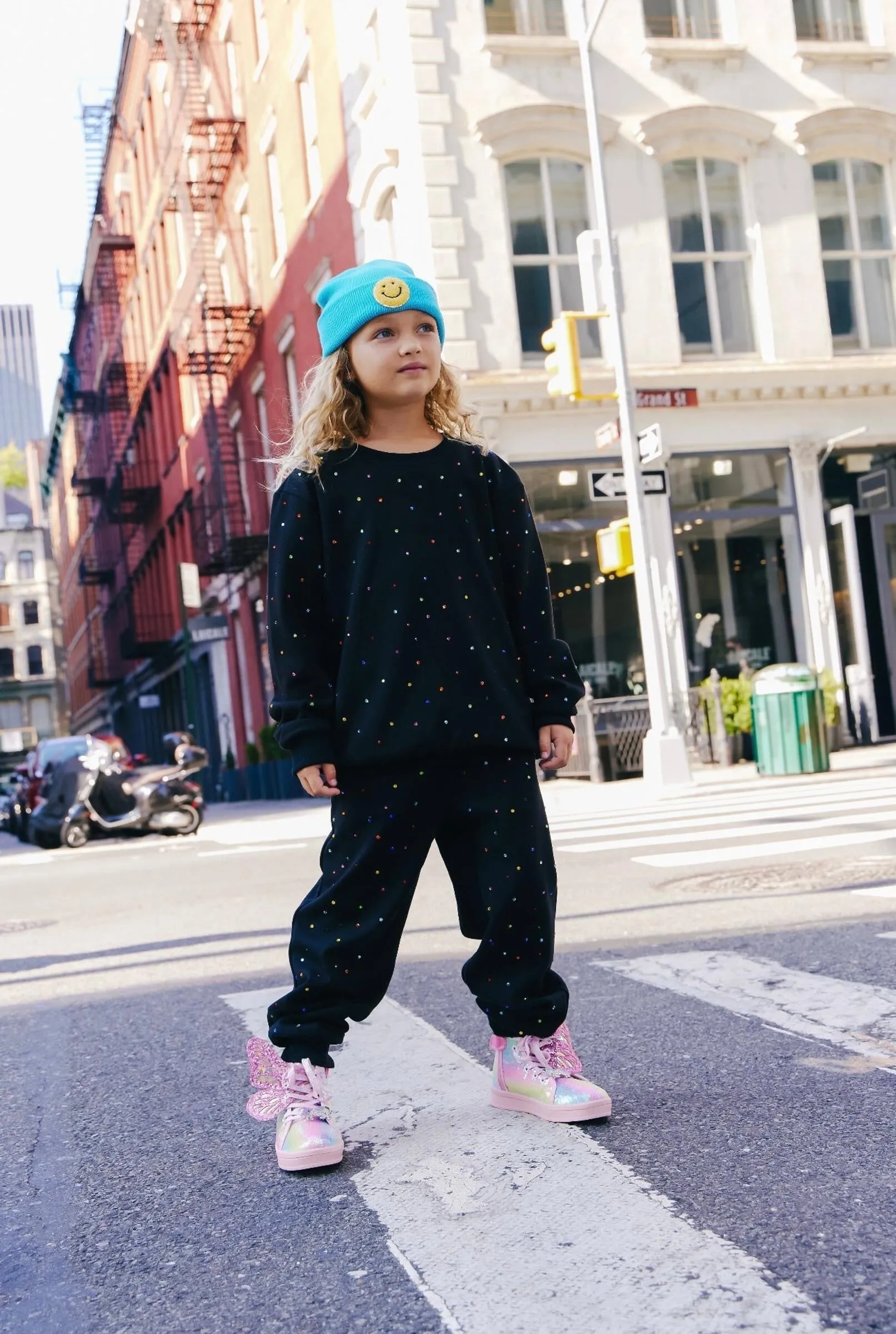 Lola   The Boys Regenbogen Glitzer Rennstrecken-Set