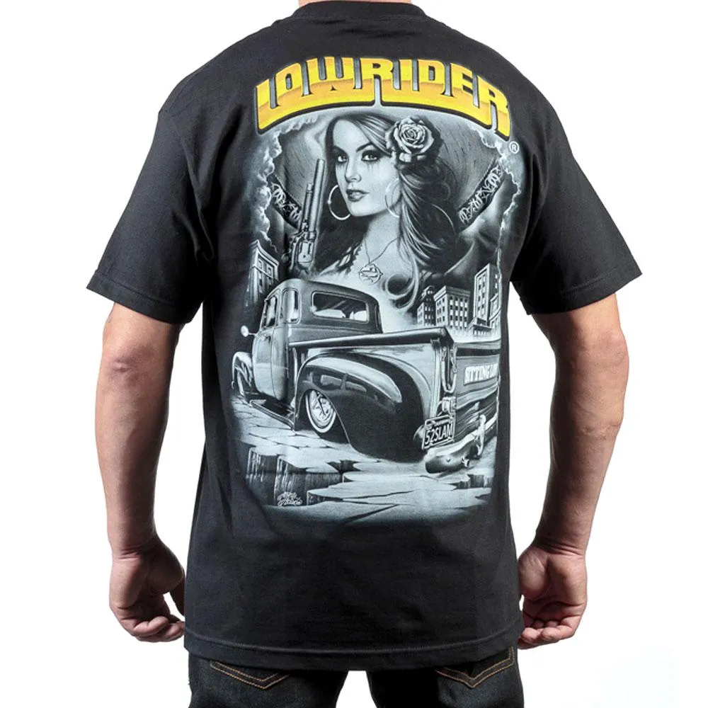 Lowrider SITTIN' LOW T-Shirt Lowrider Kleidung