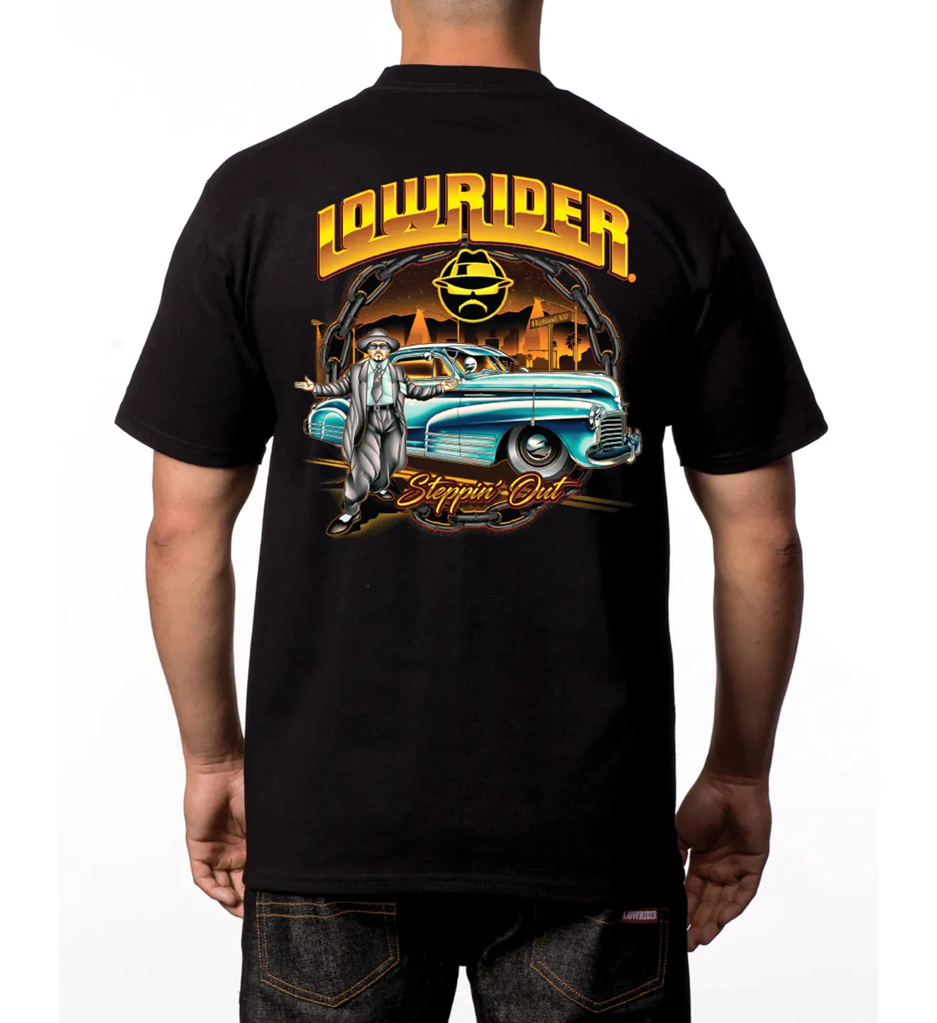 Lowrider Steppin' Out T-Shirt Lowrider Kleidung