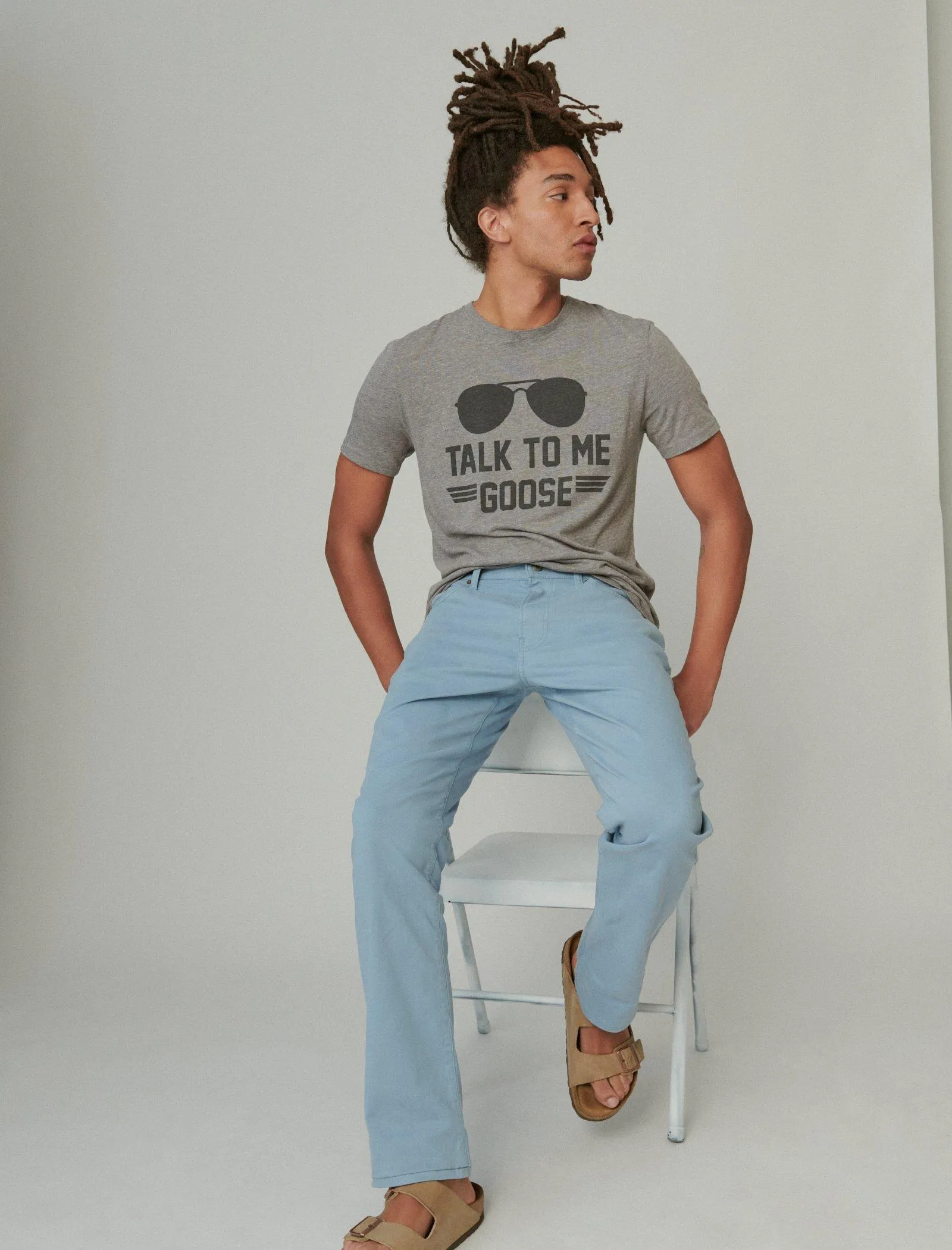Lucky Brand 223 Gerade Satin-Stretch-Jeans Arctic Lucky Brand