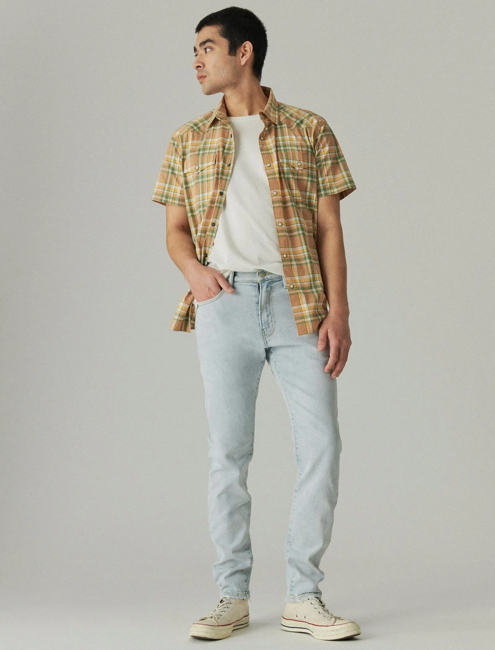 Lucky Brand 411 Athletic Taper Jeans Astro Lucky Brand