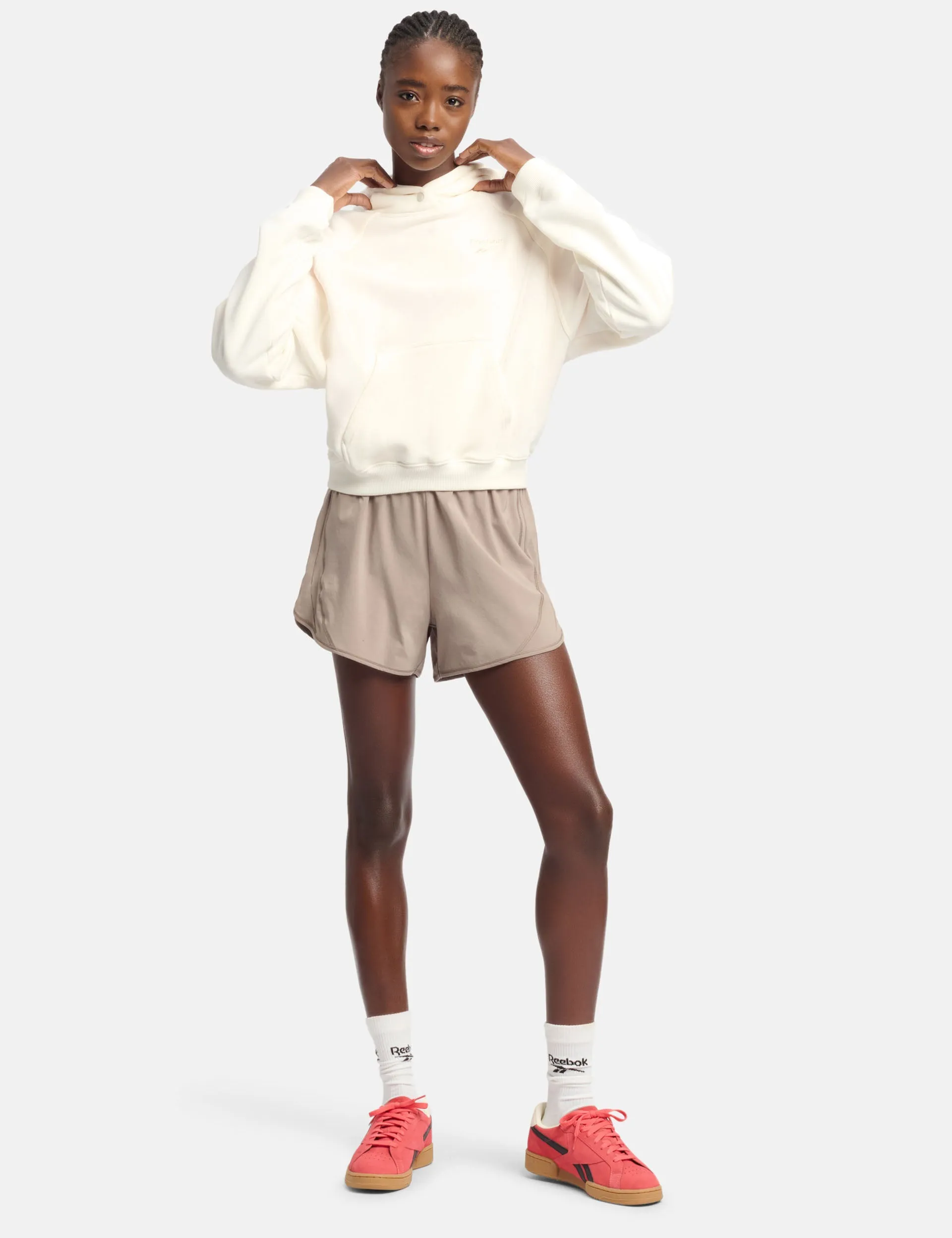 Lux Gewebte Shorts - Robuster Grauton