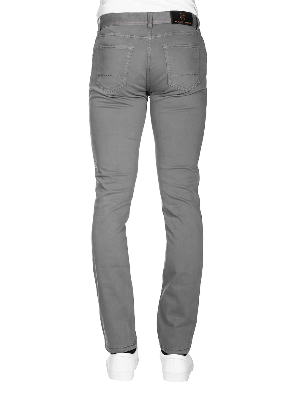 Luxus Baumwoll-Kaschmir-Jeans Grau