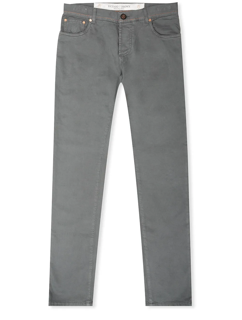 Luxus Baumwoll-Kaschmir-Jeans Grau
