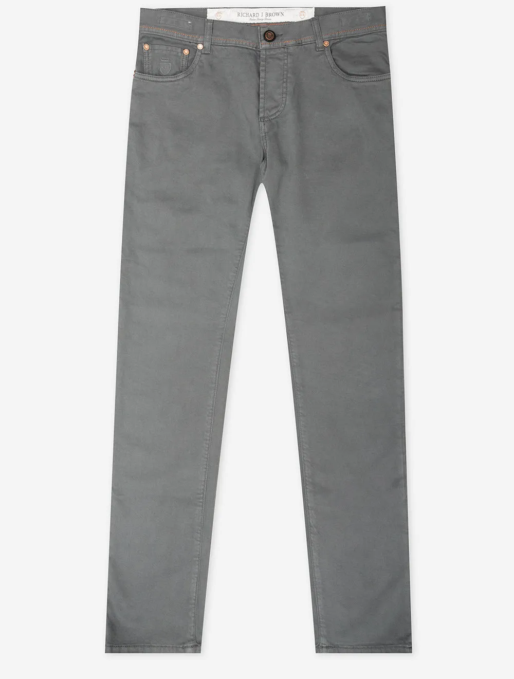 Luxus Denim Kaschmir Jeans Grau