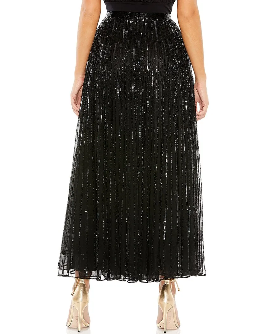 Mac Duggal A-Linien-Midi-Rock