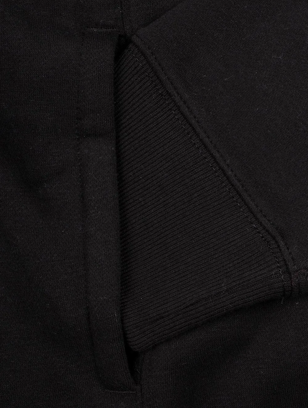 Magische Vlies Kapuzenpullover Schwarz