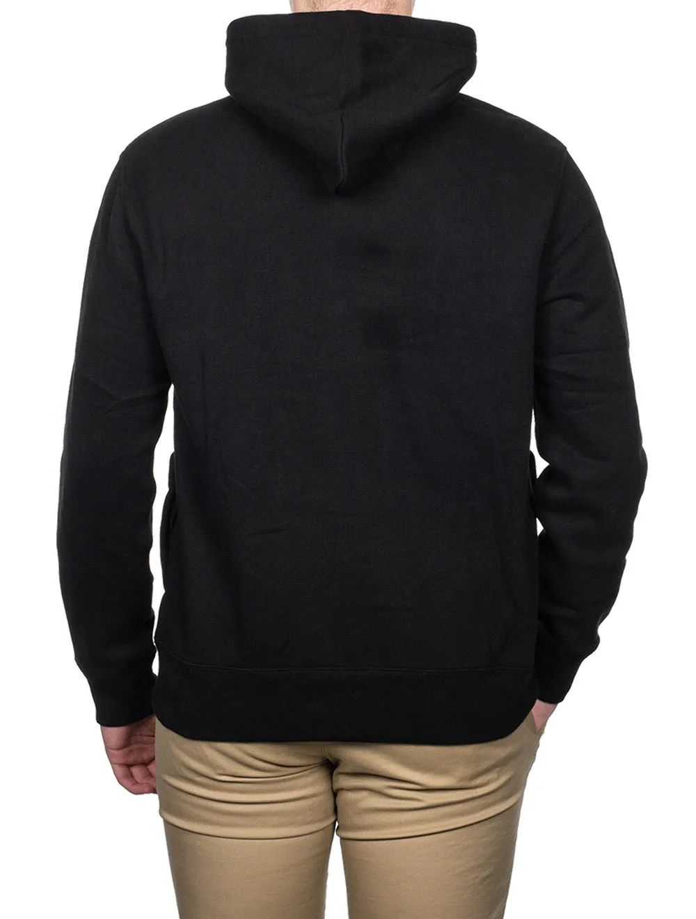Magische Vlies Kapuzenpullover Schwarz